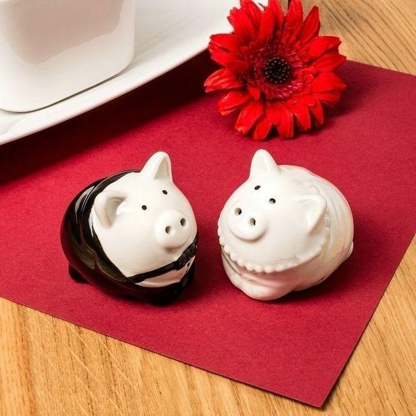 Солонка перечница женатые свиньи соль перец оригинал