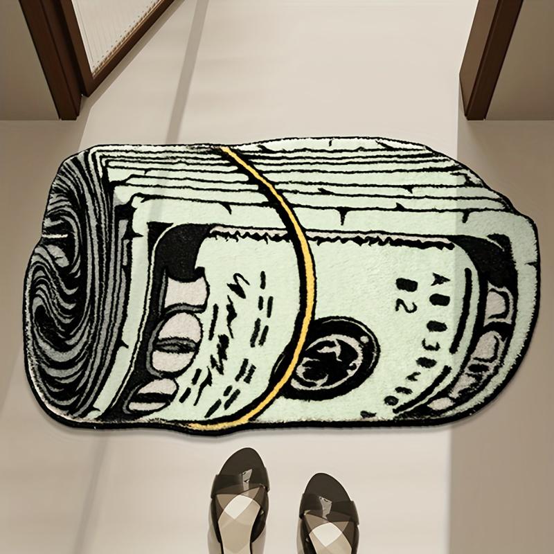 Realistic Creative Fine Silk Print Carpet, Water-Absorbing And Non-Slip Floor Mat In Entrance, Bathroom, Home Decoration