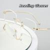 Luxury Finished Product Presbyopia Glasses Anti Blue Light Glasses High-definition Women's Fashion Frameless Reading Eyewear