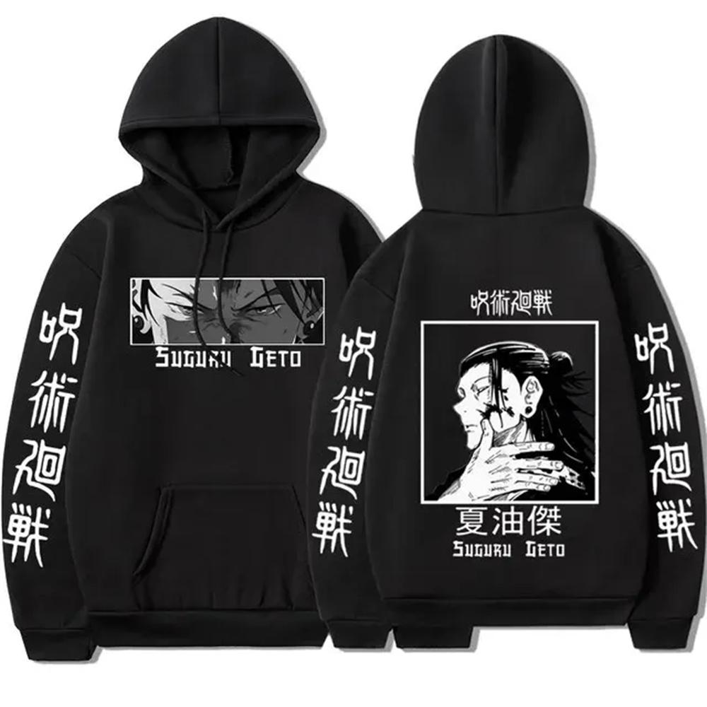 3D Аниме Одежда Сатору Годжо Принт Толстовки с капюшоном для детей Популярная уличная одежда Харадзюку Манга Унисекс Свитшот Одежда для девочек