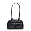Summer New Bag Women's Niche Retro Shoulder Underarm Bag Oil Wax Leather Bag Double Bag Casual Handbag Bag