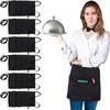 Polyester Waitress Half Apron Black Waist Apron New Apron