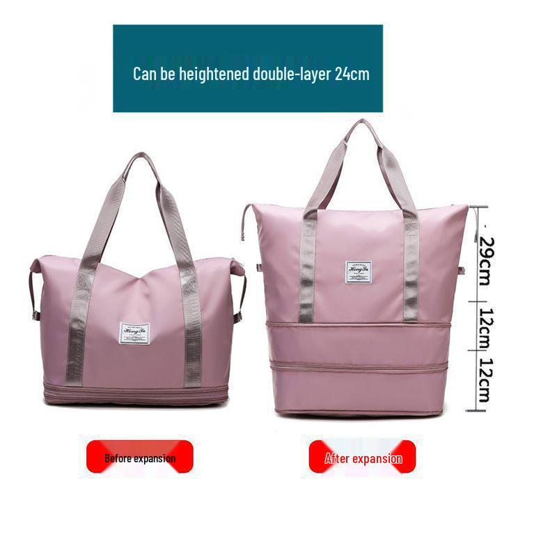 Трехслойная сумка-даффл для родов с колесами - Дорожная ручная сумка большой вместимости для женщин