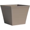 Square Pot - GARDEN ID - Green Care Impact Taupe - 29 X 26 Cm - 10-year Guarantee - 100% Recycled - UV/frost Resistant