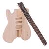 Unfinished DIY Electric Guitar Kit Basswood Body Rosewood Fingerboard Maple Neck Special Design