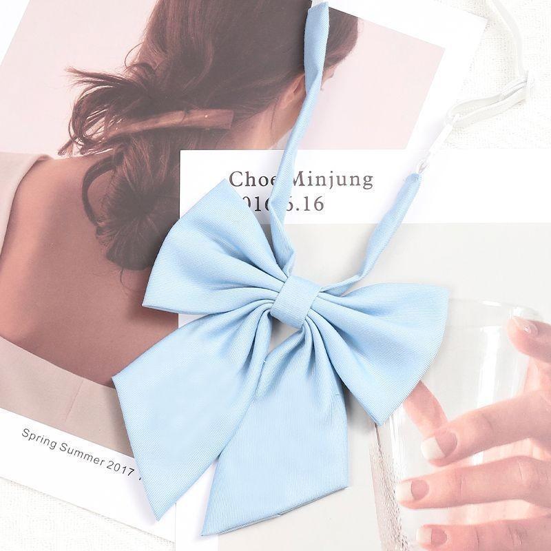 Темно-синяя школьная лента для JK-униформы из полиэстера для повседневной носки