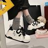 Черно-белая панда ретро-платформа сандалии обувь для женщин ранняя весна новый кампус универсальная обувь дети