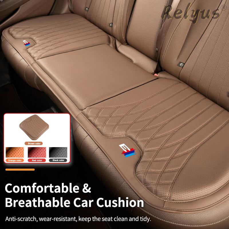 Soft Car Seat Cushion PU Leather Ventilated All Season Seat Cushion Covers for BMW 3 Series 3GT G20 G21 G28 F30 F31 F34 F35 F36