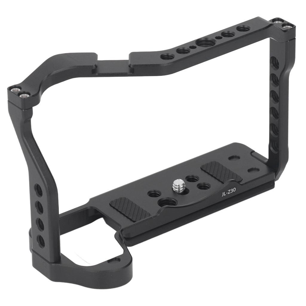 JLwin Camera Cage Aluminum Alloy 1 4 Inch 3 8 Inch Screws Cold Shoe Expansion for Arca Quick Release Hollow Design DSLR