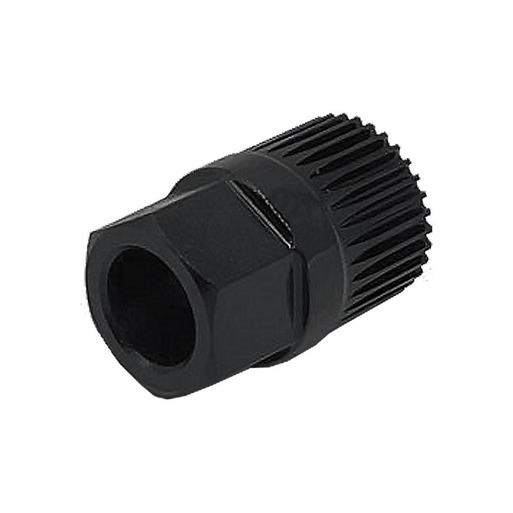 33T Alternator Pulley Removal Tool, Premium Alloy Steel Socket Bit for Car Repair, with 17mm Outer Diameter for V Belt Pulley Installation