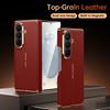 Роскошный кожаный магнитный чехол для телефона Samsung Z Fold8 Ultra Fold 8 Wide Sulada Двойной нижний кронштейн Защитная задняя крышка
