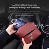 AGU1 Car Leather Tissue Bag Tissue Storage Wrap For Alfa Romeo Giulietta Mito 159 Giulia Stelvio 156 147 Tonale Brera Disco Volante