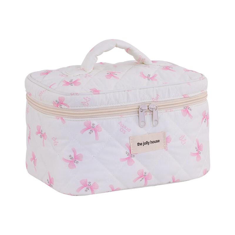 VeiPello Cute Bowknot Cosmetic Travel Bag