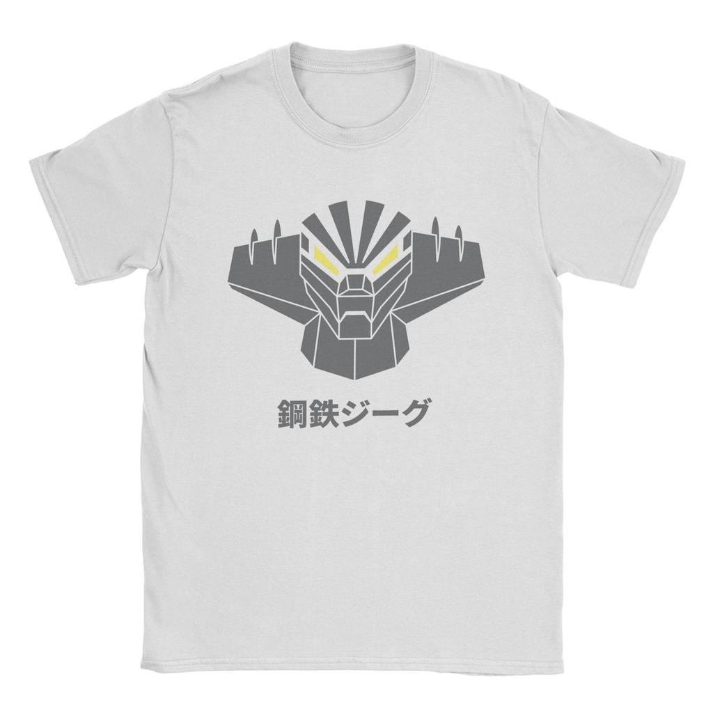Футболки Kotetsu Jeeg Steel Jeeg Robot для мужчин, футболка из чистого хлопка для мужчин, футболка с круглым вырезом и коротким рукавом, одежда в подарок
