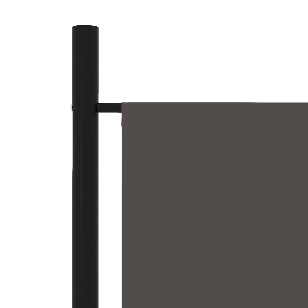 6 Piece Room Divider Anthracite 300 x 180 cm