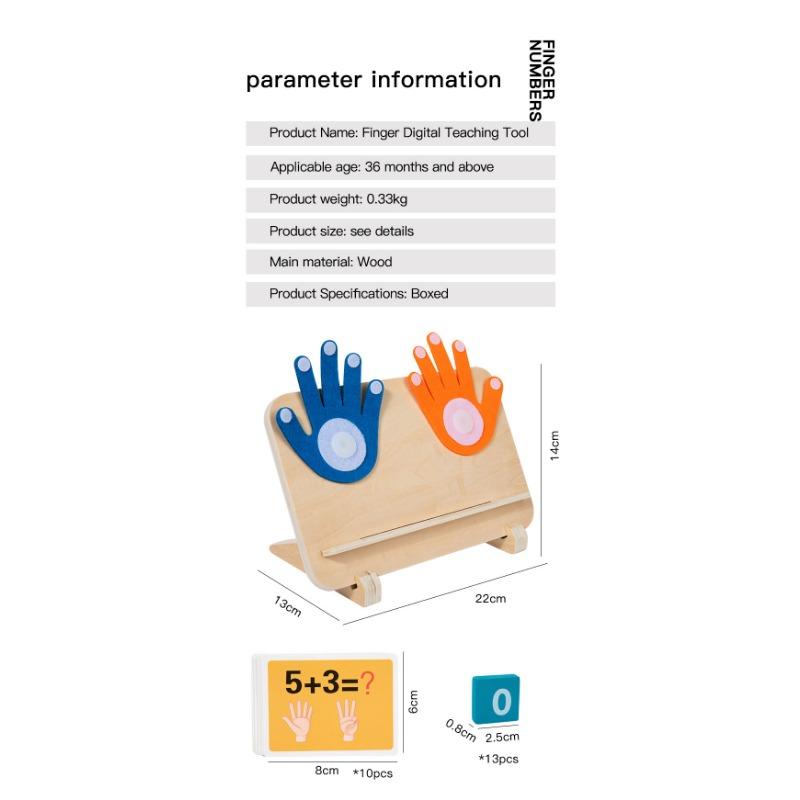 Montessori Math Finger Cognition Addition Enlightenment Early Educational Arithmetic Toy