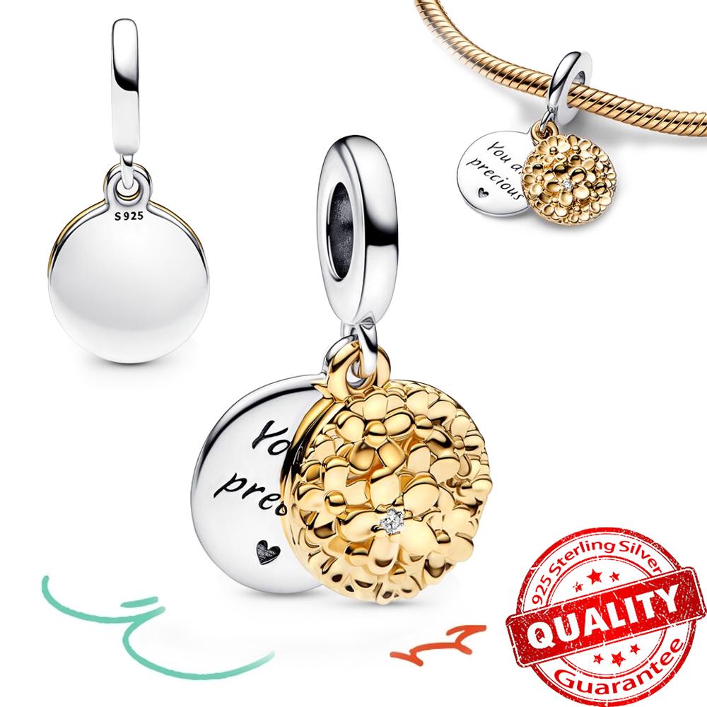 Уникальный разделяемый подвесной шарм «Мать и дочь» подходит для браслета Медь Любовь Мама Бусины DIY Ожерелье Ювелирное изделие Подарок