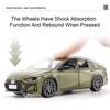 1:24 EMPOW Car Model Toy Doors Opened Shock Absorption Diecast Metal Simulation Sports Cars Sound Light Gifts for Children