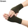 Women Girl Sheep Wool Fingerless Wrist Gloves Half Mitten Exposed Finger Knitted Wool Glove