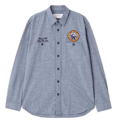 X FELIX CHAMBRAY Размер РУБАШКА, Мужской XL, 367, Индиго, 783-5120008
