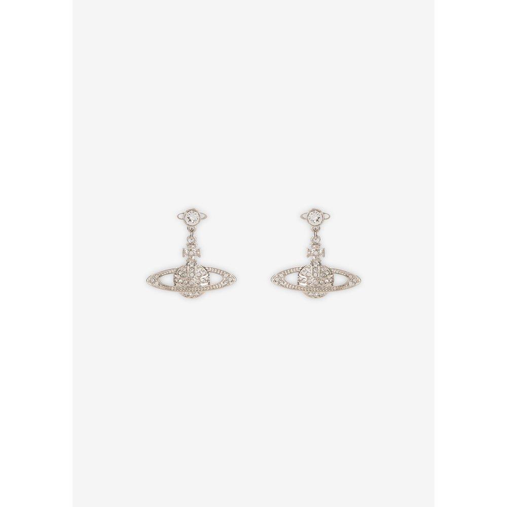 VIVIENNE WESTWOOD Women's Mini Bath Relief Silver Earrings 62020025 P116