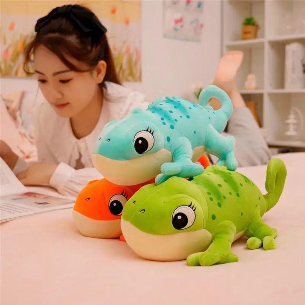 Cartoon Plush Lizard Toys Simulation Plush Lizard Doll Sleep Pillow Children Toy