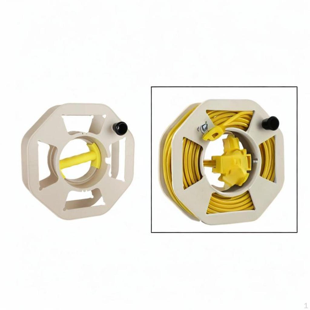 Сматывающая линия Кабель для посуды Коллекция Удлинитель Катушка для хранения Рукоятка Кривошип для улицы