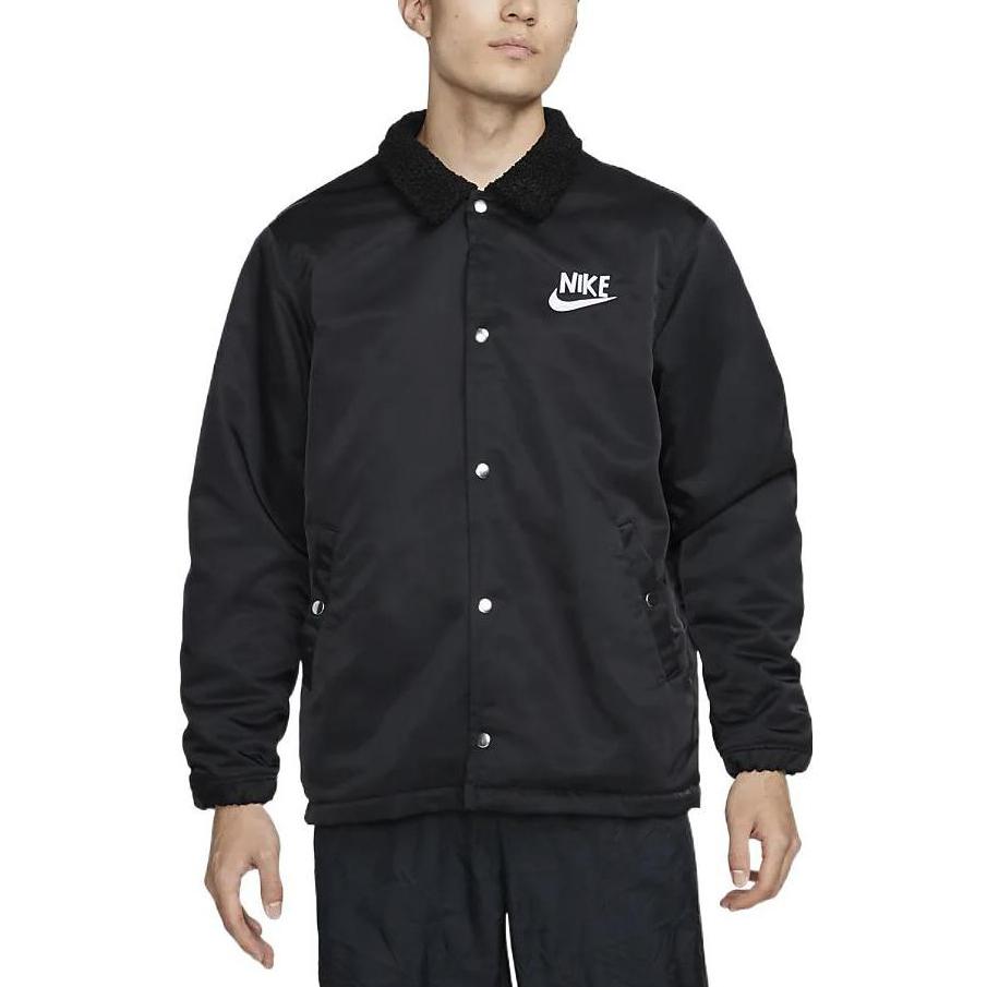 Nike Куртки Мужские Черный Лацкан Умеренный Другое DQ4192-010