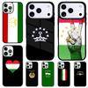 Ударопрочный чехол для телефона с принтом флага Таджикистана для iPhone 17 Air 16e 15 11 12 14 13 Pro Max Чехол Coque