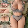 51,5 см * 8,5 кг 3D силиконовая секс-кукла TPE Сексуальное расщепление Вагина Любовь Анальная любовь Секс-игрушки для взрослых для мужчин Жидкий силикон, наполненный грудью, мягче