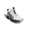 adidas Lockdown J Ткань Нескользящие Износостойкие Средняя высота Детские Баскетбольные Кроссовки Белый Черный Унисекс GZ3084