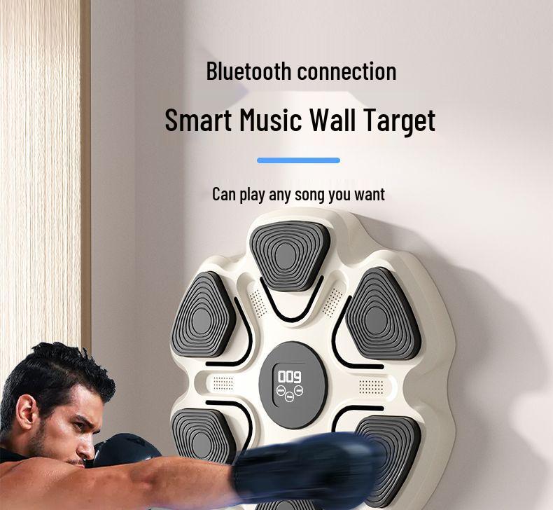 Музыкальная боксерская настенная мишень Bluetooth - Домашний фитнес и детский тренер для снятия стресса