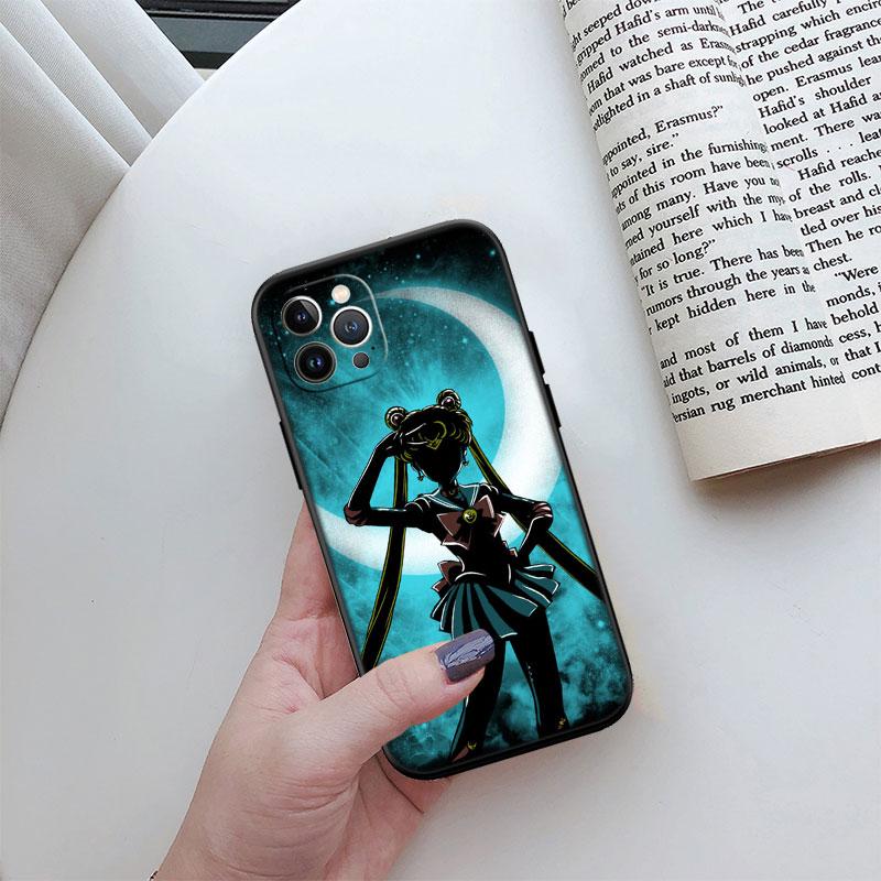 S-Sailors-wallpaper M-Moon Phone Case for Motorola Moto Edge 60 60s 70 G86 G56 G54 E14 G04S G45 G54 G64 Pro Power Neo Fusion
