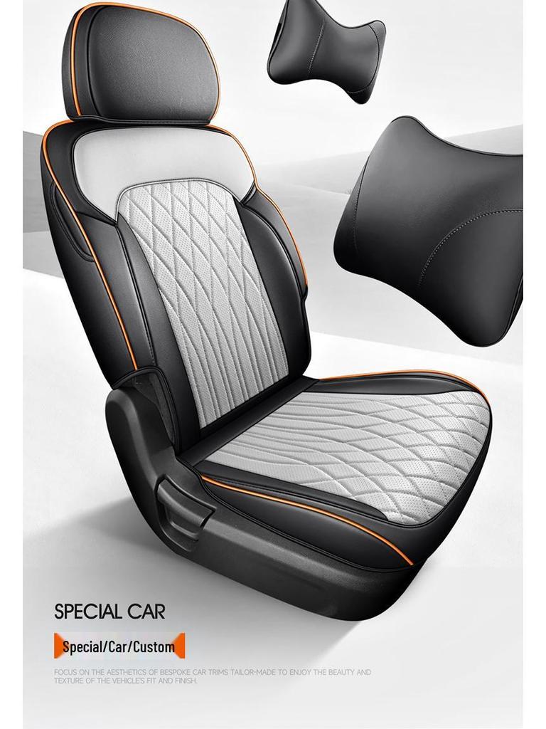 Современный универсальный чехол на автомобильное сиденье MUFASA, полная кожаная обивка, подходит для 23 моделей, подушка для четырех сезонов.