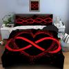 3PC Gothic Love Art Print Bedding Set Duvet Cover 1 Duvet Cover 2 Pillowcases Adult and Children Bedding Set Luxury Gifts