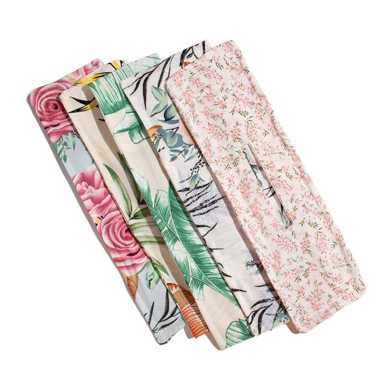 Трендовая длинная волшебная заколка-бабочка для волос, инструмент для укладки, цветочный принт, корейские большие резинки для волос для конского хвоста, женские аксессуары для волос