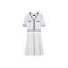 New Short Sleeved Dress Women's Standard White F11W221313F-WT