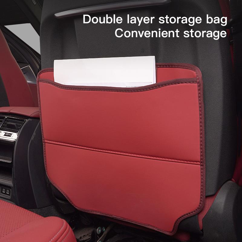 Car Seat Back Kick Mats Anti-kick Dirt-resistant Protector For Subaru Impreza Legacy WRX STI BRZ Forester XV Outback Valve Cap