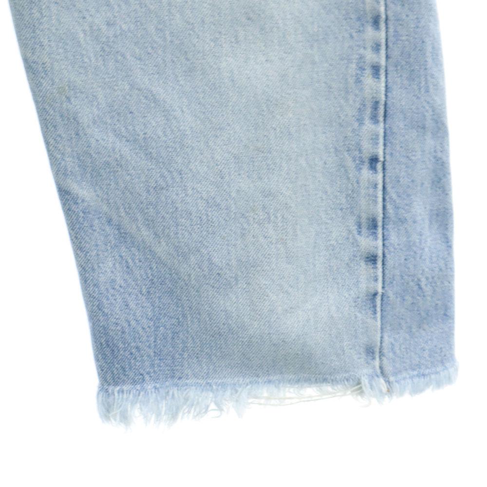 Levi's 80s Button back 6 66 late model denim Shorts W30 blue Men's Used