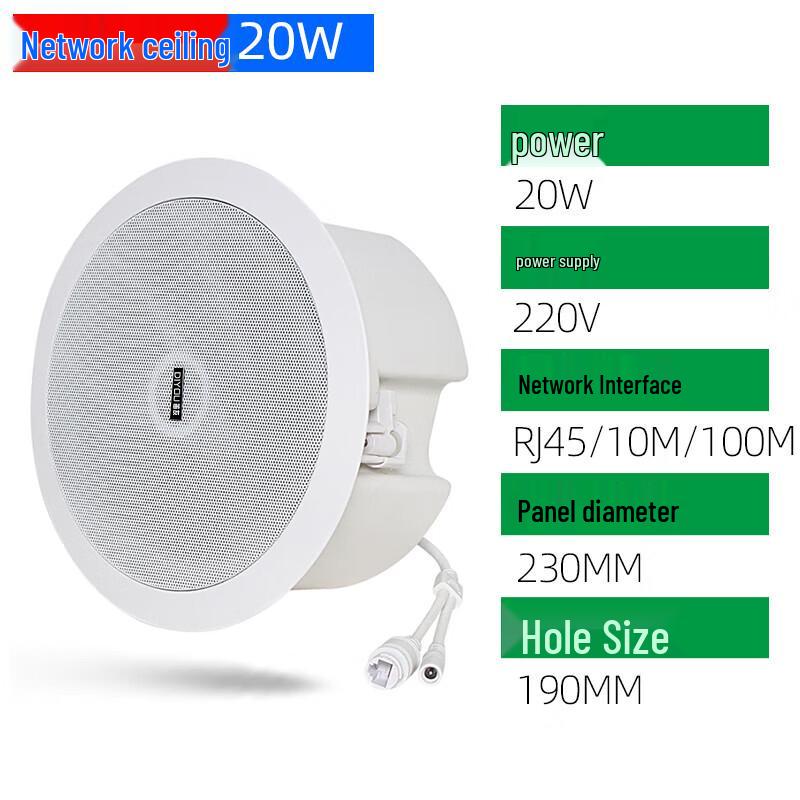 Diyou IP Outdoor Waterproof Public Broadcast Speaker CN plug (adapter included) (CN version)