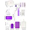 81 Deluxe 5D Diamond Painting Kit - Including Diamond Cross Stitch Pen Clay Plastic Tray Pointed Diamond Pen Storage Box and More