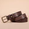 First Layer Cowhide Belt Men's Leather Pin Buckle