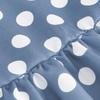 Fashion Children's Short-sleeved Polka Dot Dress With Baby Collar