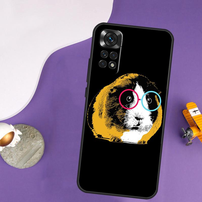 Смешной чехол для морской свинки для Xiaomi Redmi Note 14 13 Pro 12 9 10 11 Pro 10S 11S 12S Redmi 14C 13C 10C 12C