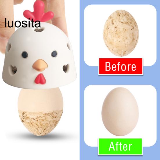 Щетка для яиц, силиконовая мойка для яиц, эффективное средство для чистки яичной скорлупы, инструмент для нежной очистки яиц для домашней кухни, фермы