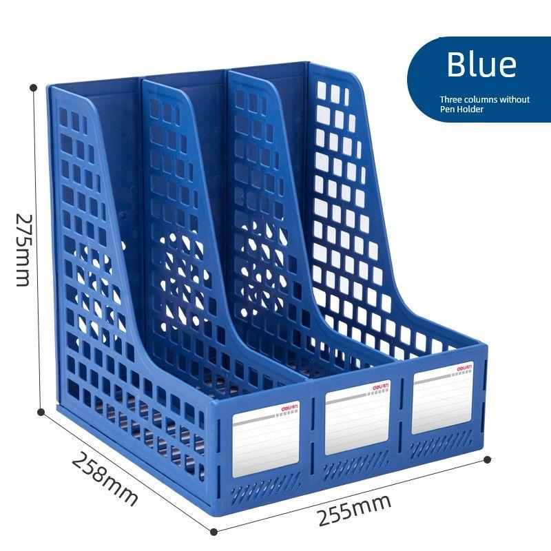 Deli Four-Column Storage Box Desktop Student File Rack