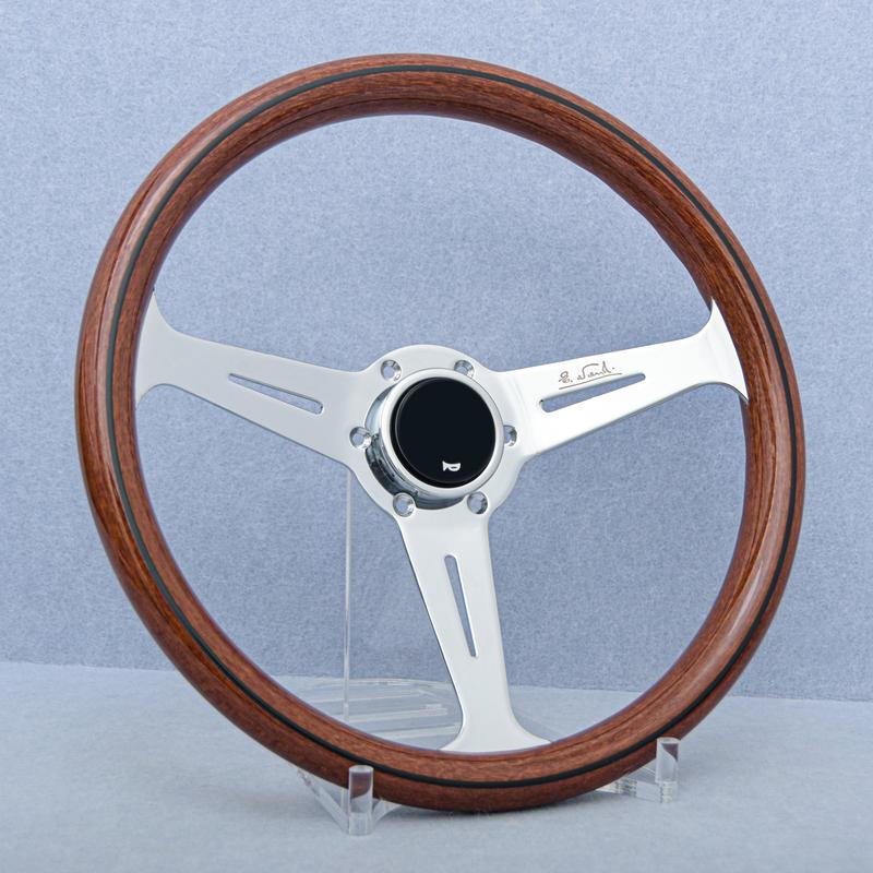 JDM 14inch 358mm Copy Wood Steering Wheel Black Silver Spoke JDM Universal Classic Sports Steering Wheel
