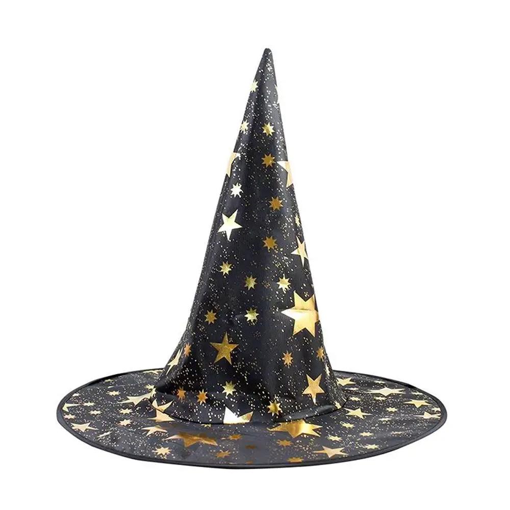 1PC Halloween Witch Hats Masquerade Wizard Kids Hat Role Play Prop Cosplay Costume Home Decoration Dress Up Headgear Party Decor