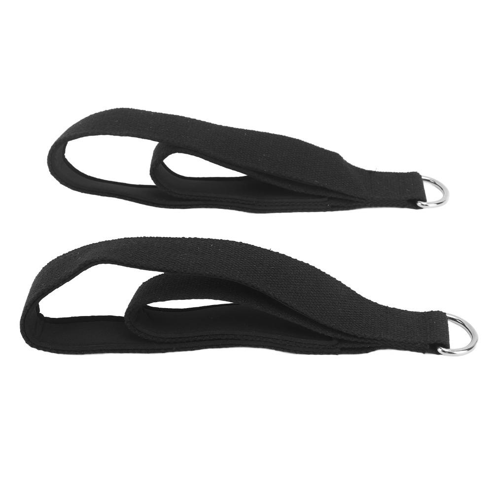 2PCS D-Ring Pilates Straps Soft Padded Workout Straps Durable Fitness Exercise Straps Yoga Exercise