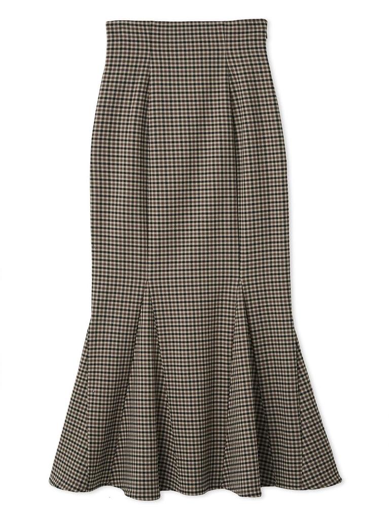 mermaid skirt SWFS254127CHECK0 High-waisted